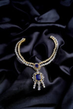 Sapphire Blue Emerald-Cut Jewelry Set - Image 5