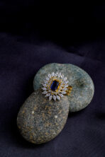 Sapphire Blue Emerald-Cut Jewelry Set - Image 4