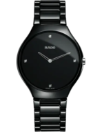 Rado True Thinline Black Dial Ceramic Watch For Men - Image 3