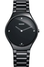 Rado True Thinline Black Dial Ceramic Watch For Men - Image 2