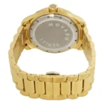 Movado Series 800 Blue Dial Gold Steel Strap Watch For Men - 2600144 - Image 2