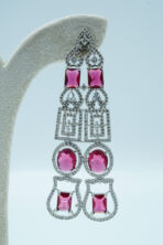 The Heera-Moti Ruby Frost Guluband – Shahi Shringar Set (106B) - Image 4