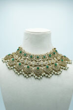 The Firdaus Emerald & Pearl Virasat Set – Grand Shringar Collection (4A)