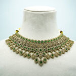 The Firdaus Emerald & Polki Guluband – Shahi Shringar Set (67C)