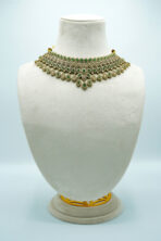 The Firdaus Emerald & Polki Guluband – Shahi Shringar Set (67C) - Image 2