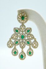 The Firdaus Emerald & Polki Guluband – Shahi Shringar Set (67C) - Image 5