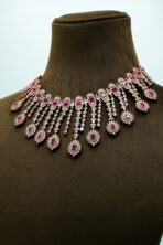 The Gul-E-Zahra Rose Gold Chandelier Set – Shahi Shringar Suite (14A) - Image 2