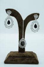 Pristine Silver-Tone White Floral Choker | Designer Carved "Mother-of-Pearl" Look Fashion Jewellery (34B) - Image 2