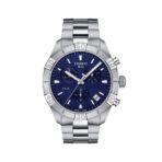 Tissot mens PR 100 Chrono Classic Stainless Steel Dress Watch Grey T1016171104100