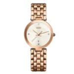 Rado Classic Diamonds Rose Gold Stainless Steel White Dial Quartz Watch for Ladies R48873734