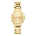 Hugo Boss Women’s Quartz Gold Stainless Steel Gold Dial 34mm Watch 1502715