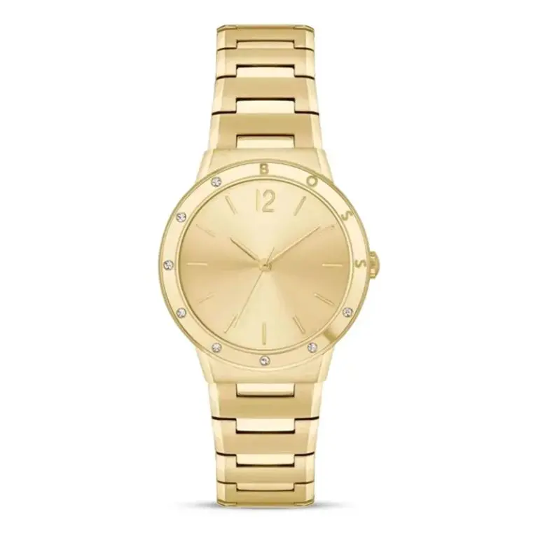 1-578-768x768.jpg Hugo Boss Women’s Quartz Gold Stainless Steel Gold Dial 34mm Watch 1502715 - Image 1