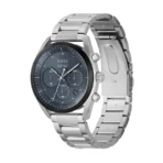 Hugo Boss TOP Silver Stainless Steel Blue Dial Chronograph Quartz Watch for Gents 1514093 - Image 3