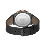 Hugo Boss Taper Black Leather Strap Black Dial 1514089 - Image 2