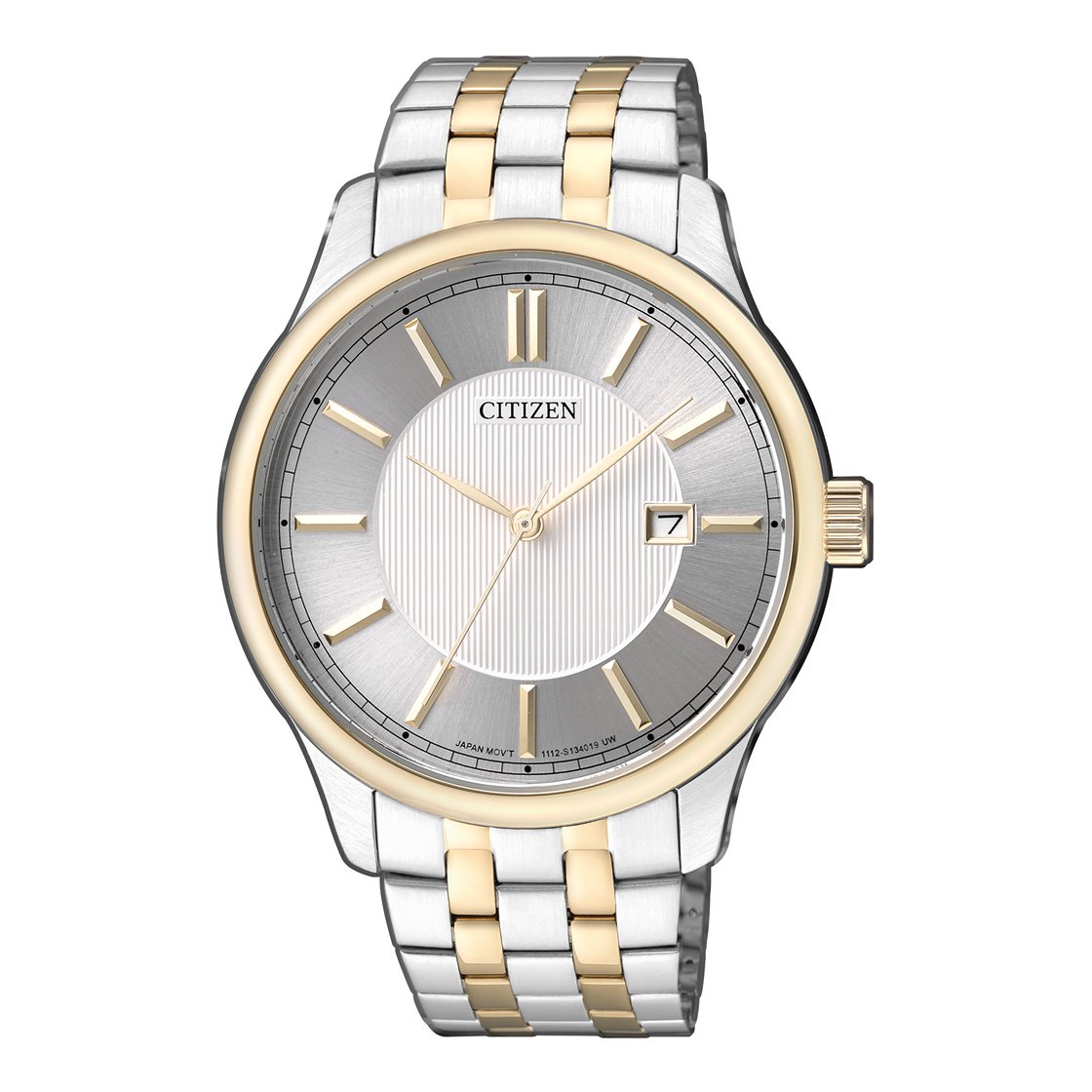 BI1054-55A Citizen Two-tone Stainless Steel Silver Dial Quartz Watch for Gents - BI1054-55A - Image 1