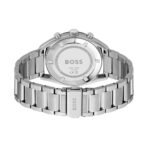 Hugo Boss TOP Silver Stainless Steel Blue Dial Chronograph Quartz Watch for Gents 1514093 - Image 2