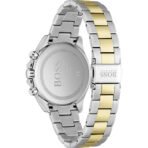 Hugo Boss Novia Two-tone Stainless Steel Beige Dial Chronograph Quartz Watch for Ladies 1502618 - Image 2