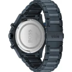 HUGO BOSS Globetrotter Blue Stainless Steel Black Dial Watch 1513824 - Image 2