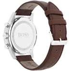 Hugo Boss Men’s Quartz Brown Leather Strap Black Dial 1513494 - Image 2