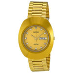 Rado Diastar Gold Stainless Steel Gold Dial Quartz Unisex Watch R12393633