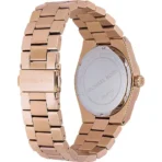 Michael Kors Channing Black Dial Rose Gold Steel Strap Watch For Women - MK5937 - Image 2