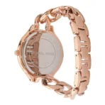 Michael Kors Slim Runway Rose Gold Dial Rose Gold Steel Strap Watch for Women - MK3223 - Image 2
