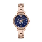 Michael Kors Women’s Quartz Stainless Steel Blue Dial 36mm Watch MK3971