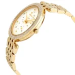 Michael Kors Darci Gold Stainless Steel White Dial Quartz Watch for Ladies - MK-3727 - Image 2
