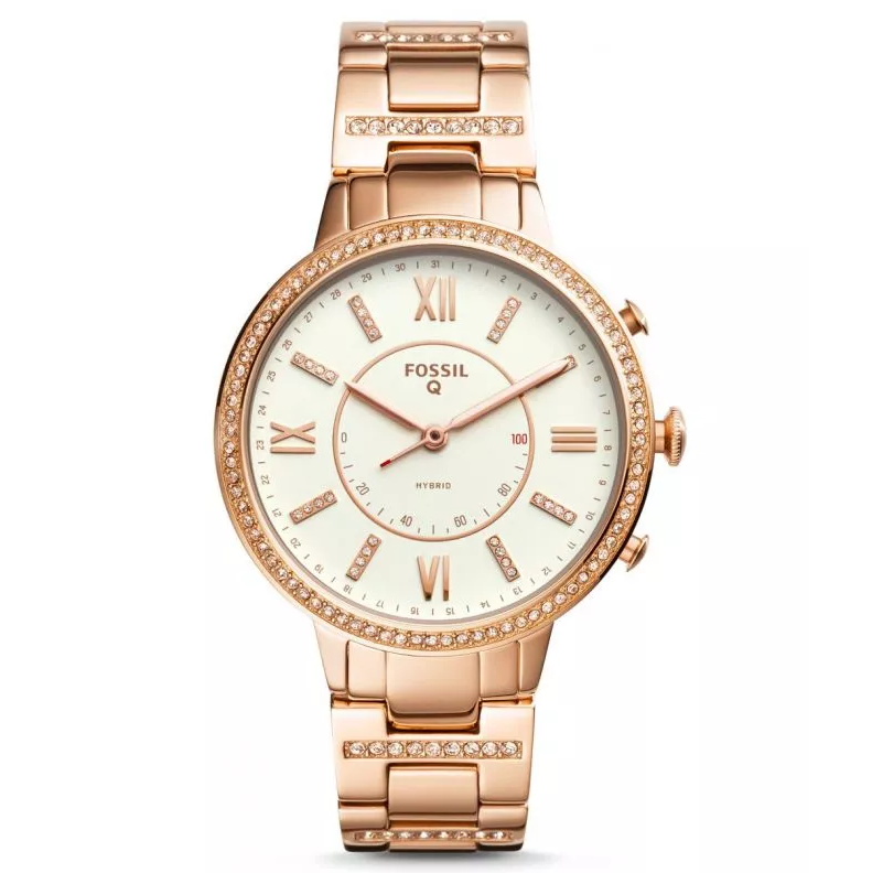 1920_ftw5010_0 FTW5010 Fossil Q Virginia Hybrid Women's Watch - Image 1