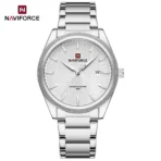 Naviforce NF 9276S Classic Date Watch White