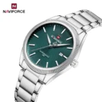 Naviforce NF 9276S Classic Date Watch Green - Image 2