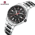 Naviforce NF 9266 Textured Dial Watch Black
